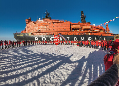 Корабль на северном полюсе