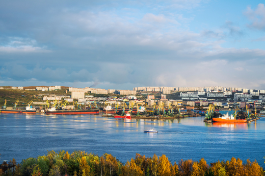 Мурманск вид на город