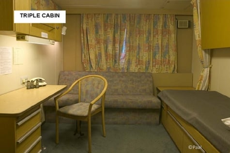  Трехместная