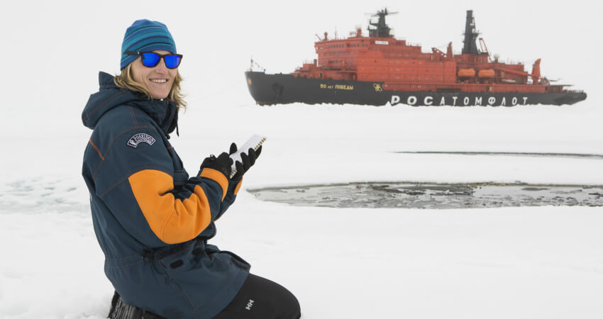 Измерения в круизе на Северный полюс