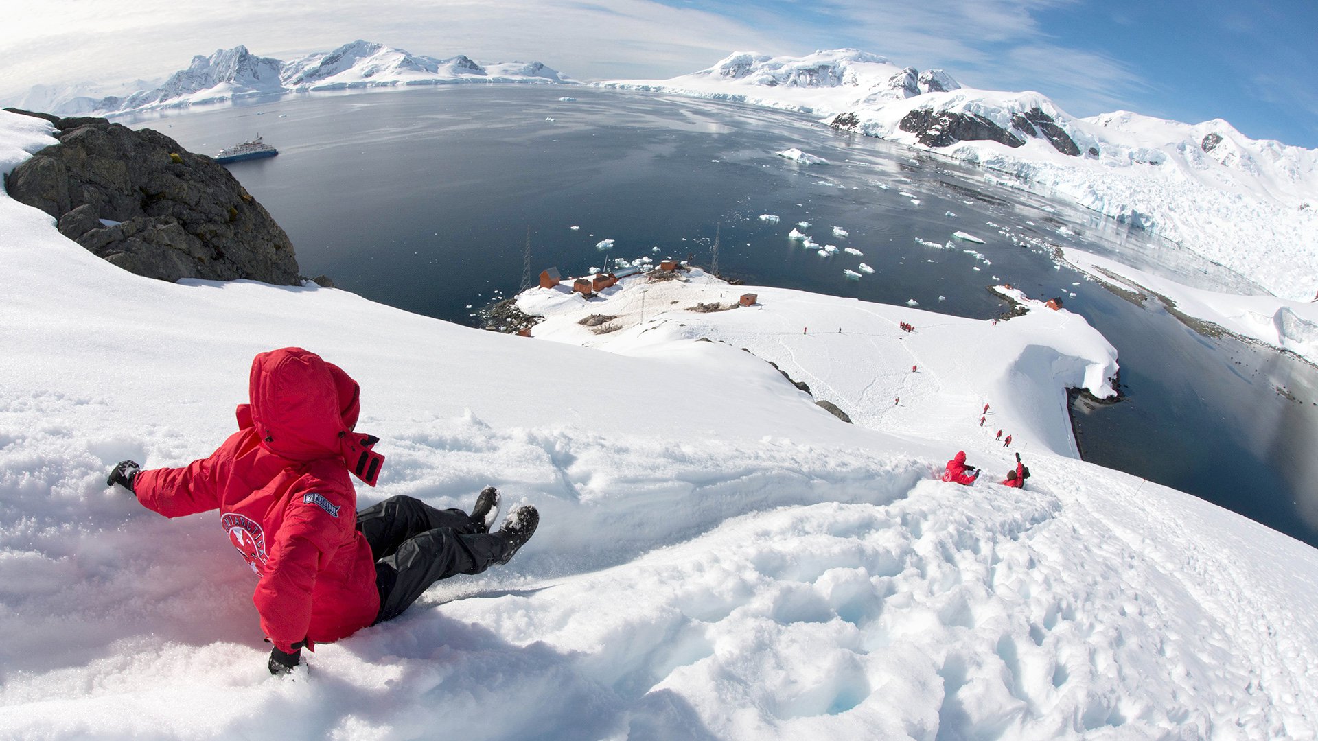 Фолклендские о-ва Южная Георгия и Антарктида ландшафт